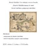 Panství Skalička koncem 18. století – beseda o historii