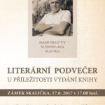 Literární podvečer – „Samomluvy Miroslava Macka“ –  autorské čtení