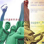 iglau_ungenau: super_heroes (venkovní hudební vystoupení Aleše Kauer & Co. po vernisáži)