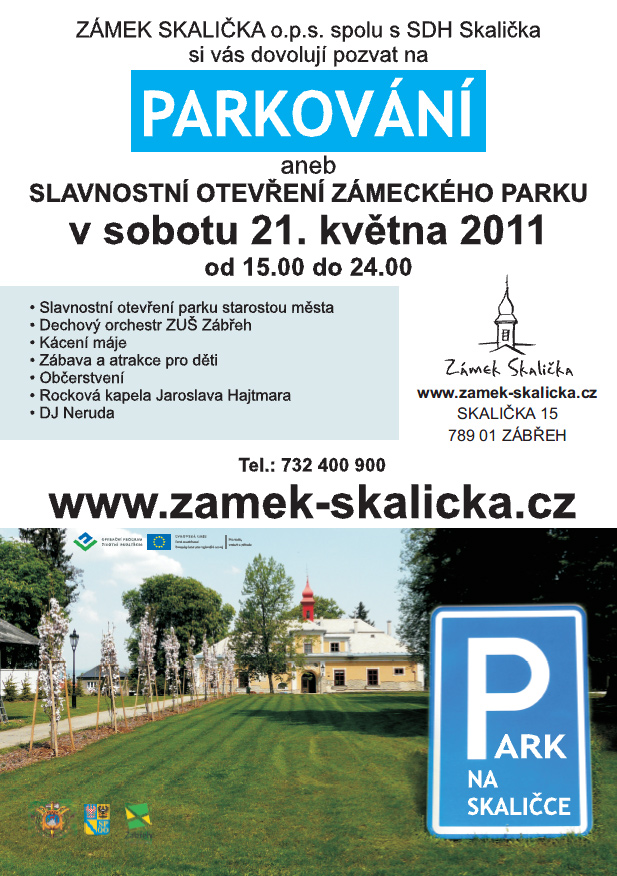 „Parkování“ aneb slavnostní otevření zámeckého parku