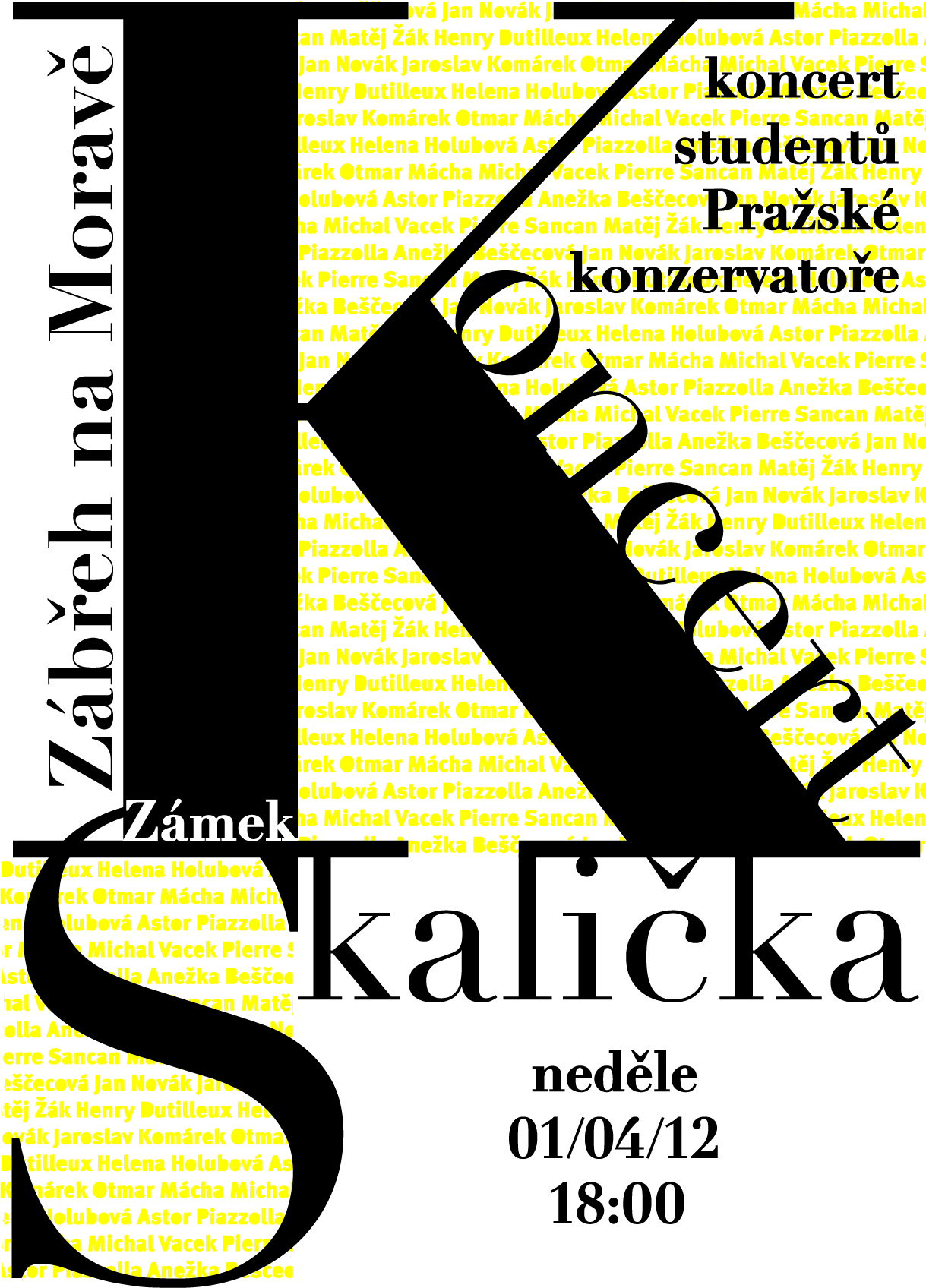 Pražská konzervatoř – koncert studentů