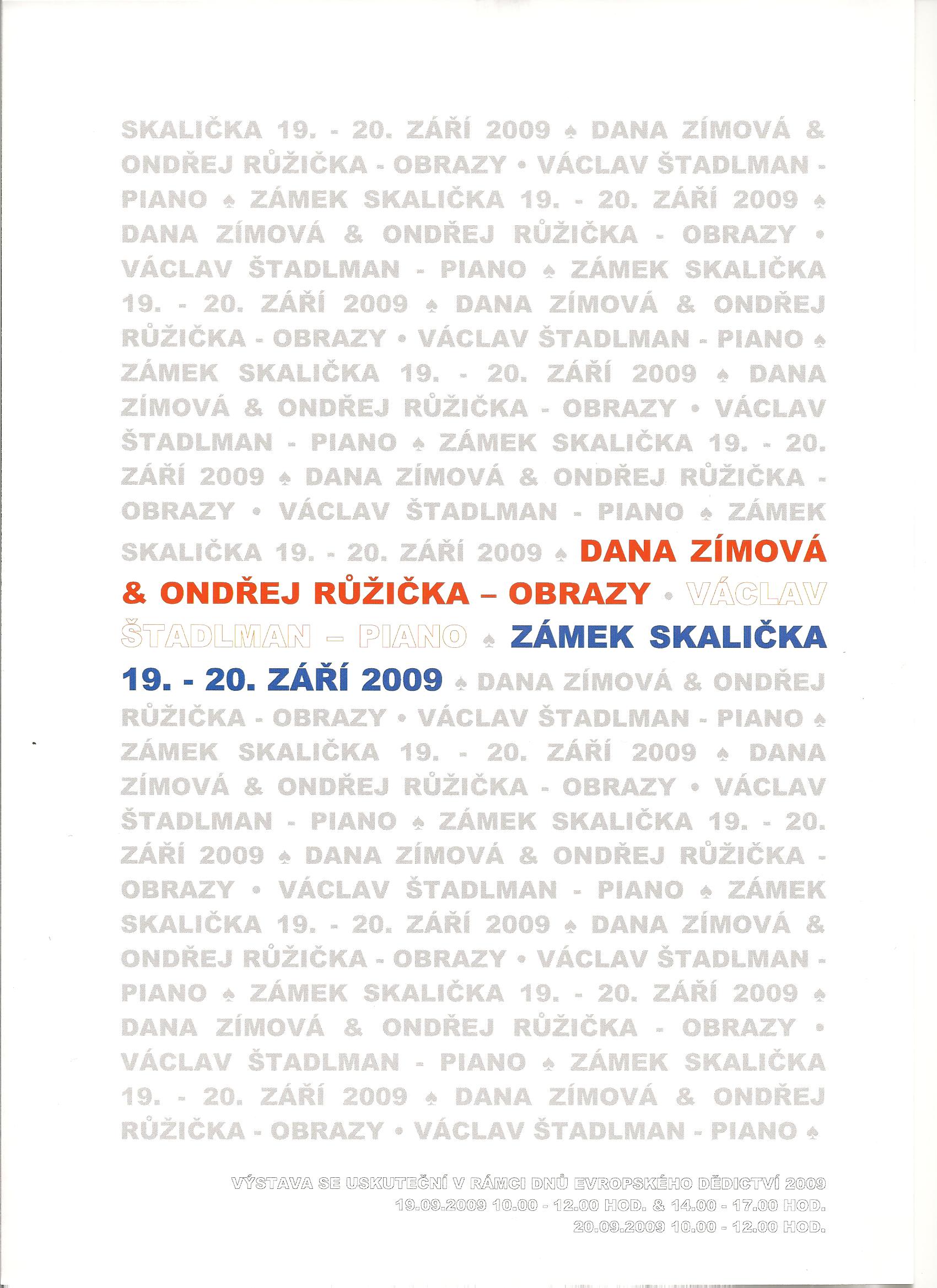 Dana Zímová & Ondřej Růžička – obrazy