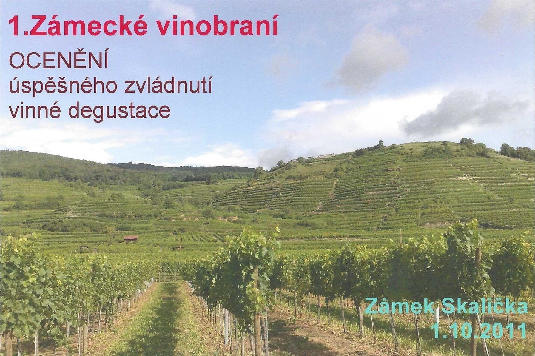 Zámecké vinobraní I. s Janem Hedrichem